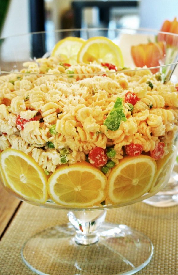 Cool Lemon Pasta Salad 
