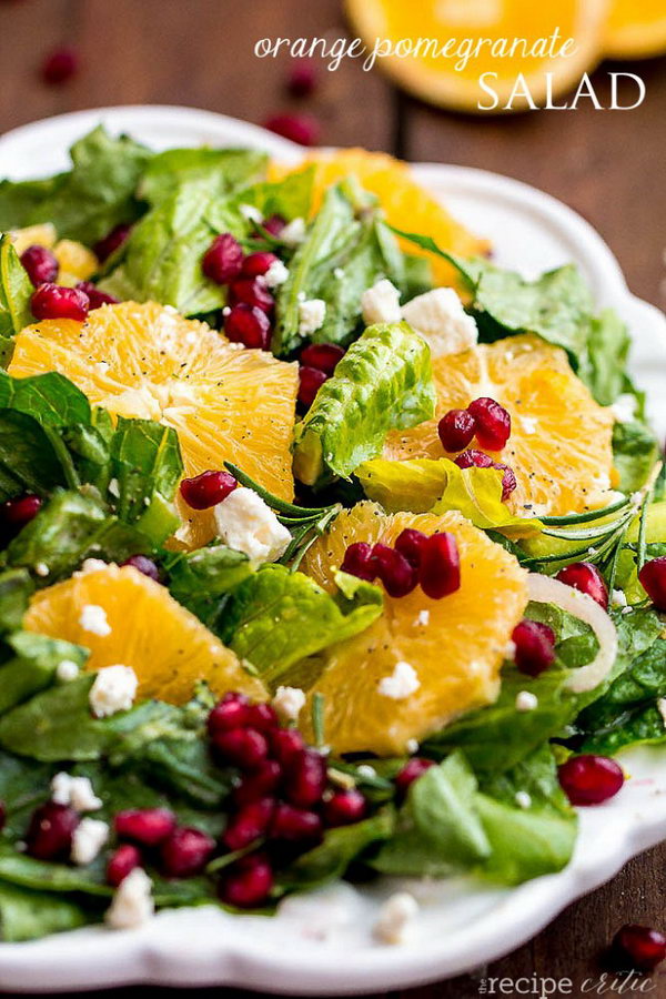 Orange Pomegranate Salad 