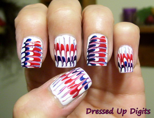 30 Flashing Patriotic 4th of July Fireworks Inspired Nail Art Ideas ...