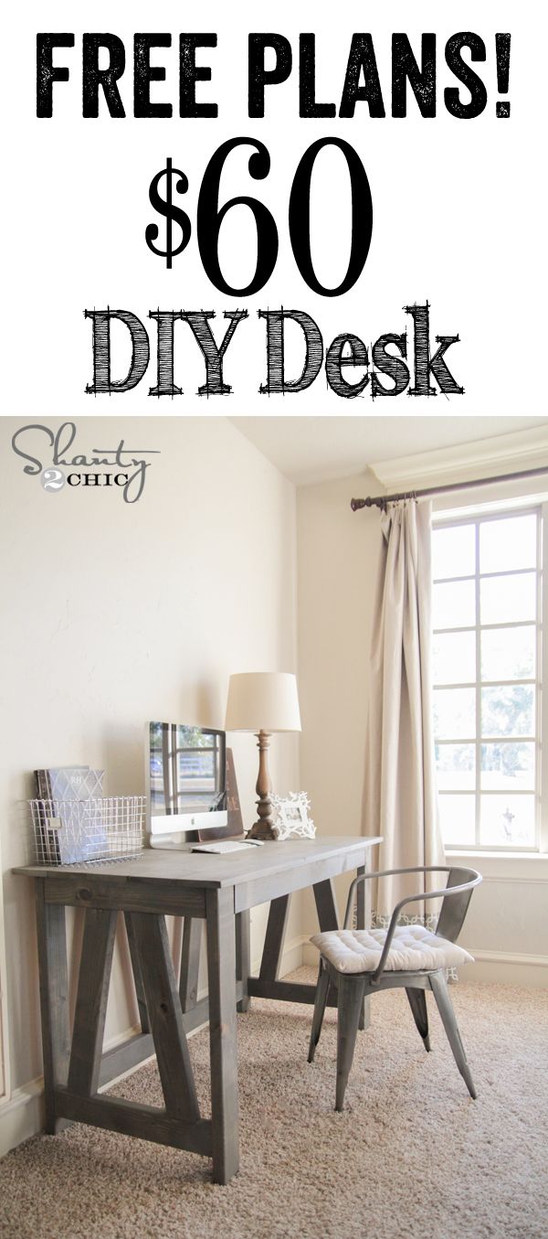 15 Diy Computer Desks Tutorials For Your Home Office 2017