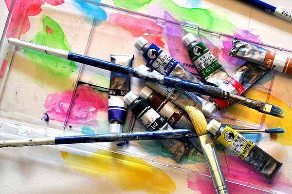 Artistic Painting. It's such a creative way to display your painting skills with your buddy and show the colors of your world together. 