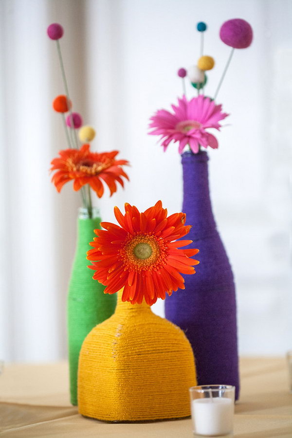 25 DIY Yarn Crafts Tutorials & Ideas for Your Home