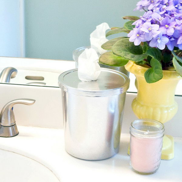 DIY Bathroom Wipes. See the tutorial