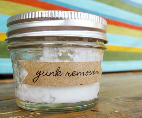 DIY Two Simple Natural Ingredients Gunk Remover. Learn the recipe