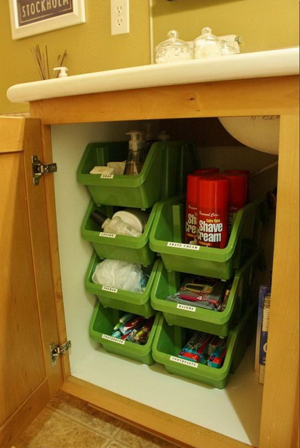 Bathroom Under Sink Cabinet Wooden White 2 Door Storage Cupboard