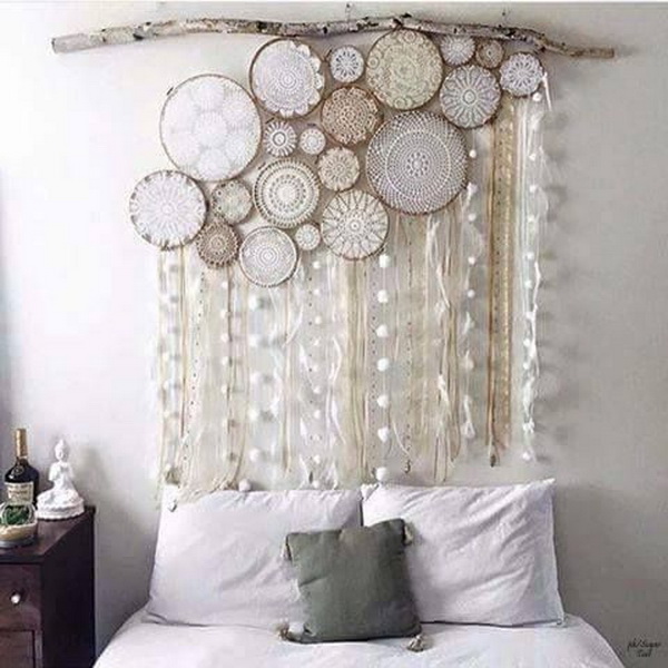 Dream Catcher Decor Over Bed Or Headboard . 