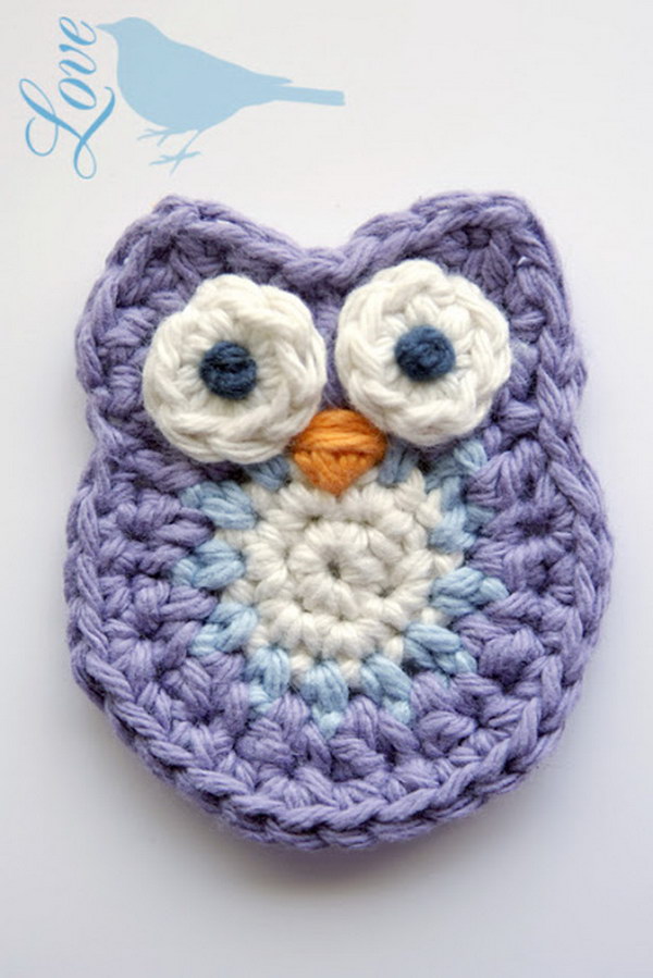 Cute Crochet Little Owl. 
