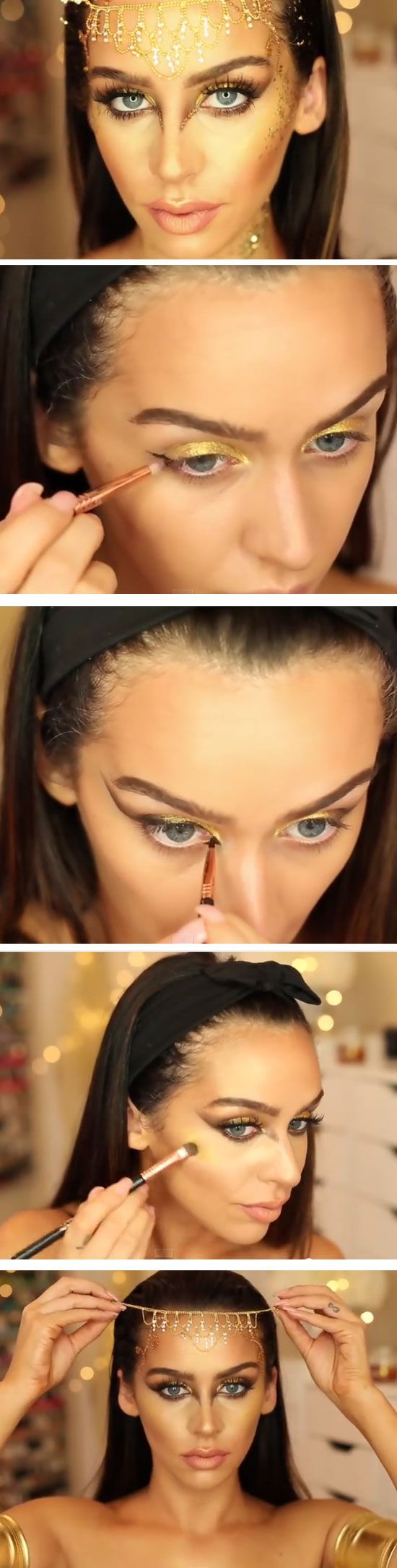 Golden Goddess Makeup Tutorial 