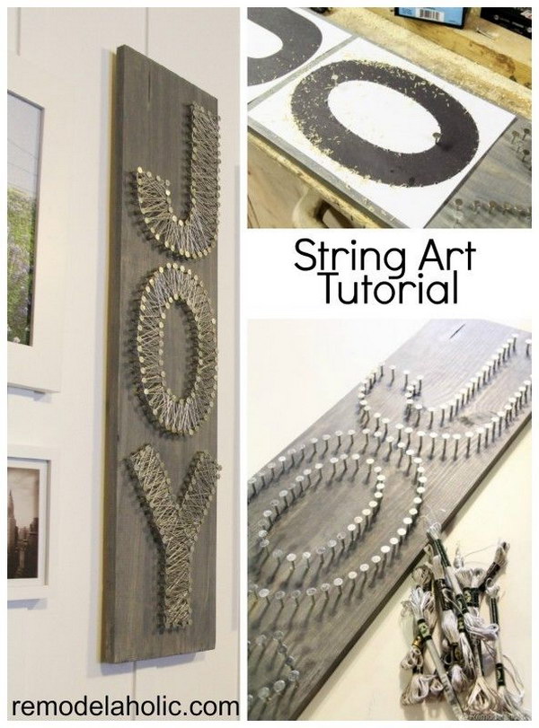 DIY String Art  Letters Tutorial