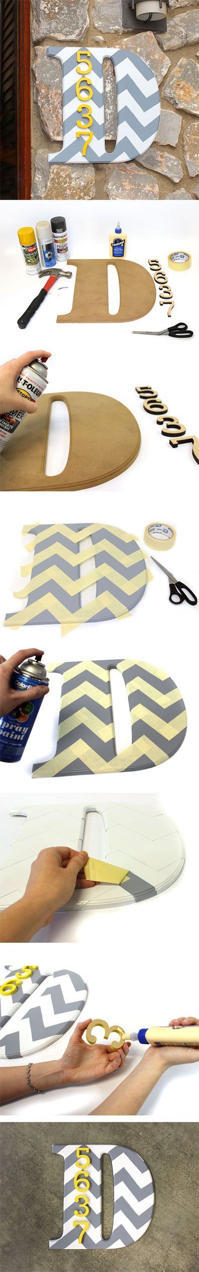 House Address Number Monogram.