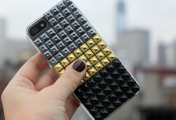 DIY Stud iPhone Case.