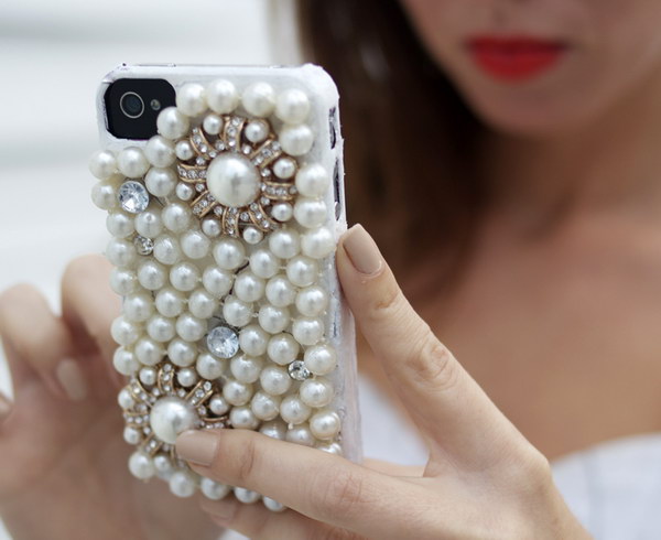 KISSCASE Shiny Rhinestone Bumper For iPhone 6 Plus Case