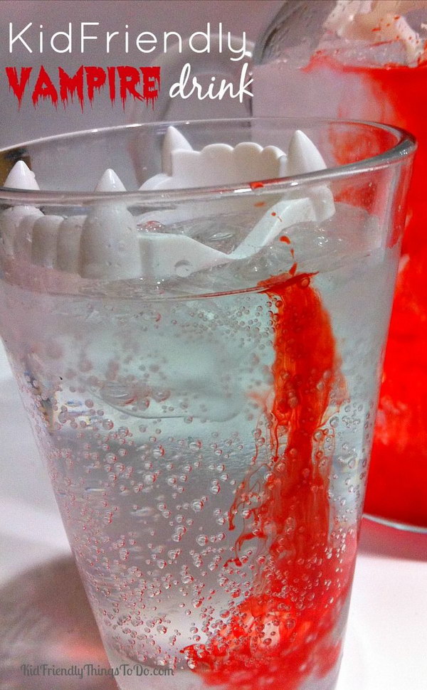 What a fun Halloween idea for your kids! They would be crazy over this drink for its cool looking and delicious taste! 