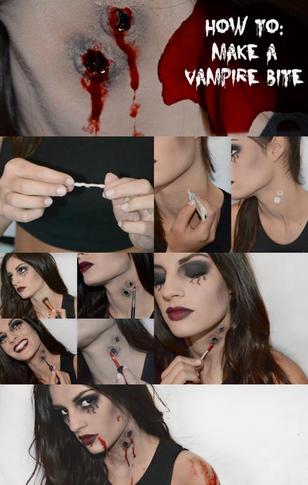 DIY Vampire Bite. 
