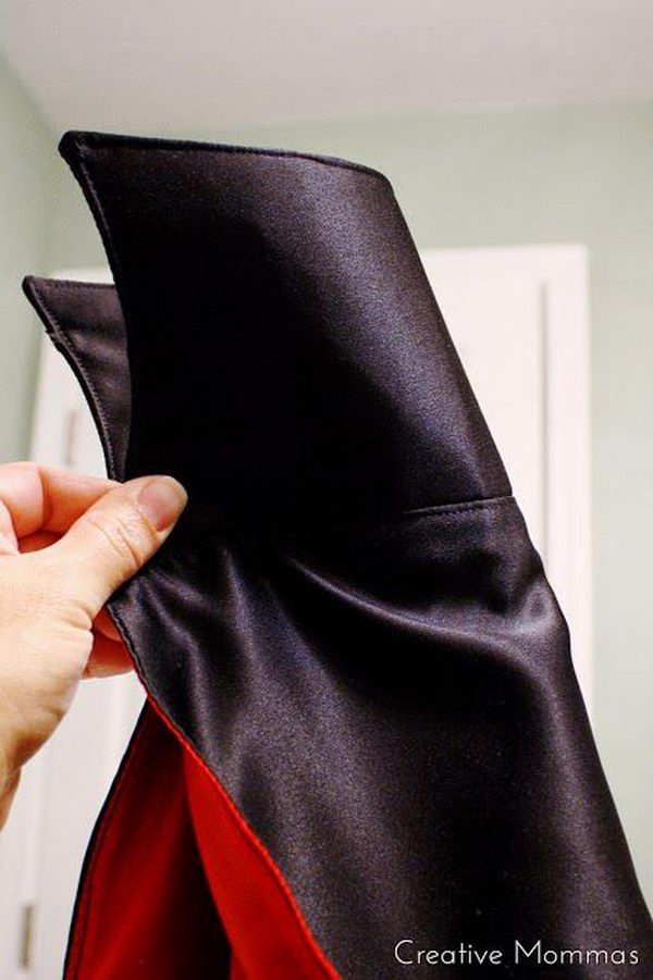 DIY Vampire Cape Tutorial. 