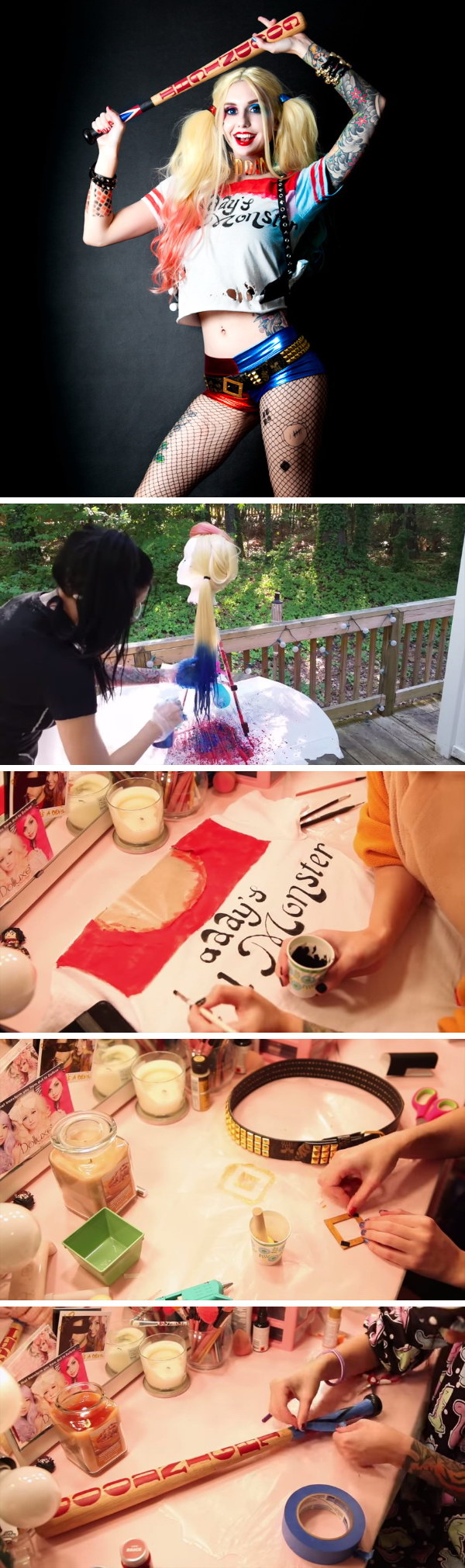 Harley Quinn (Suicide Squad) Costume Tutorial.