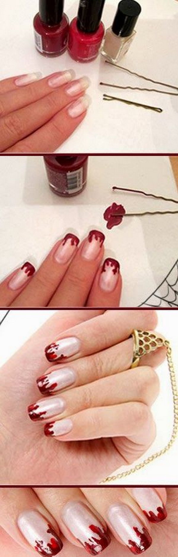 16+ Halloween Nails Step By Step Pics