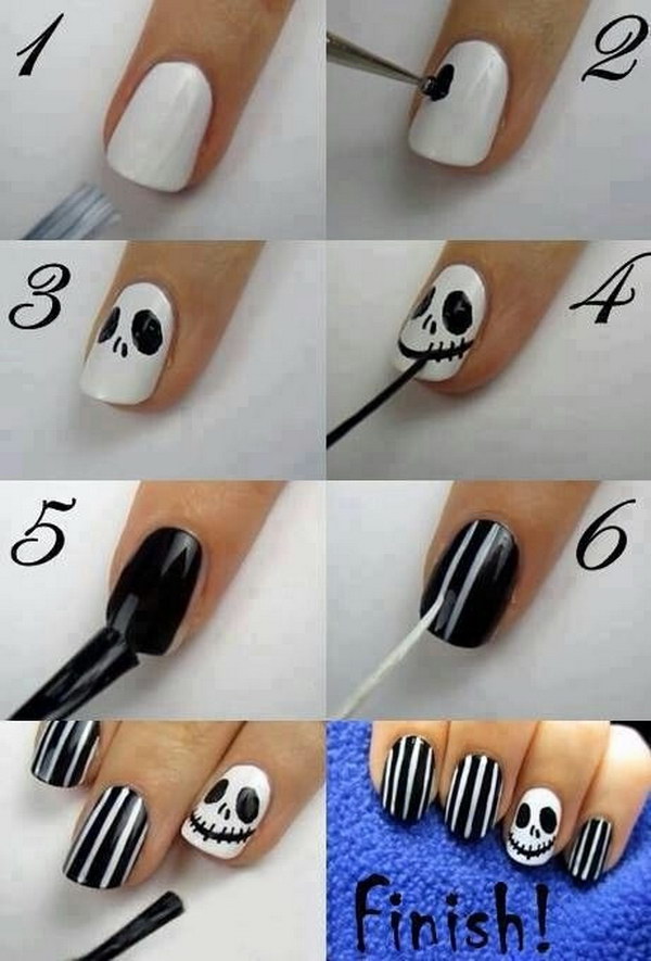 20 Step By Step Halloween Nail Art Design Tutorials 2017