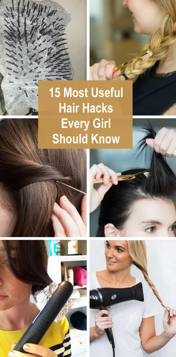 15 Most Useful Hair Hacks Every Girl Should Know 2022 9626