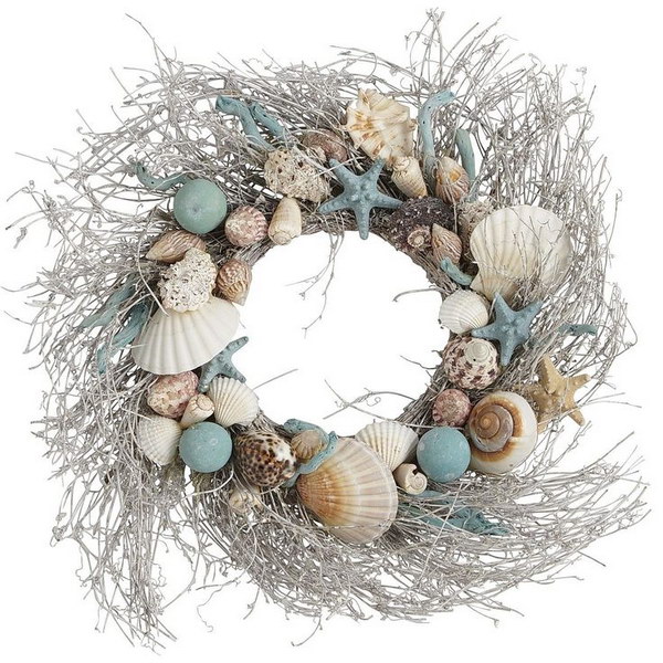 Coastal Shells Wreath