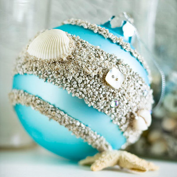 Beach Inspired Christmas Ornament