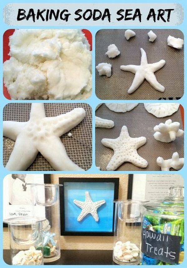 Baking Soda Dough Sea Art