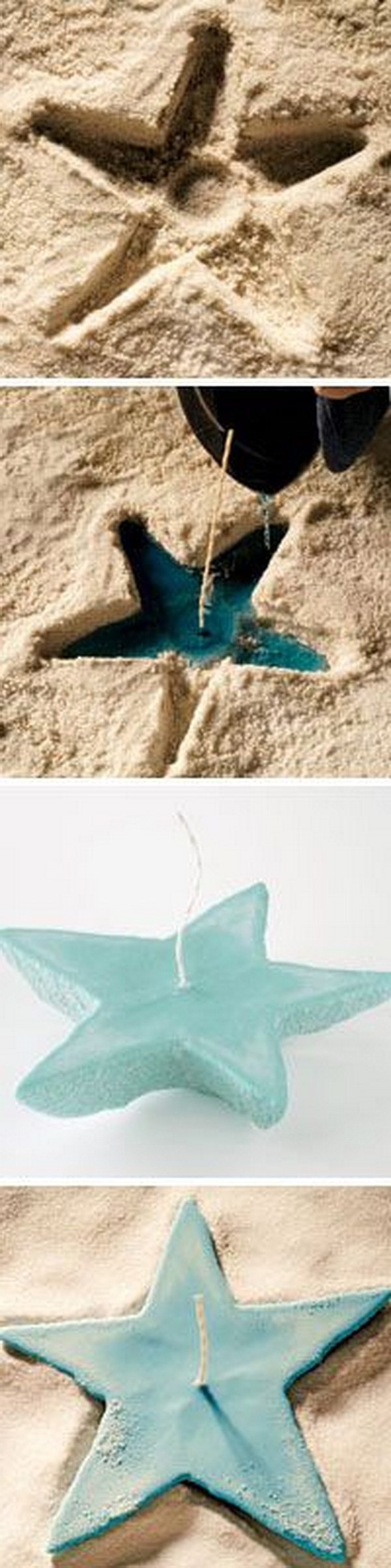 Easy DIY Sea Inspired Sand Candle