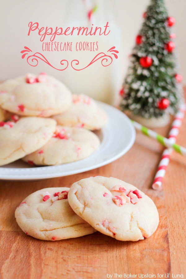 Peppermint Cheesecake Cookies.