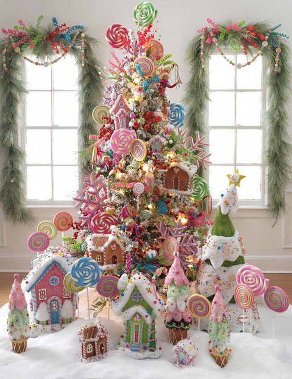 Lollipop Christmas Tree