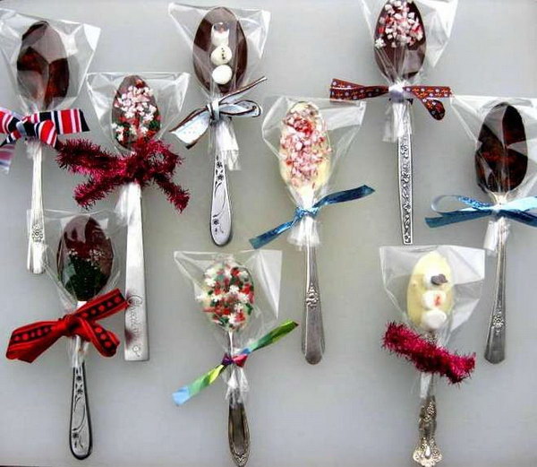 Vintage Chocolate Dipping Spoons.