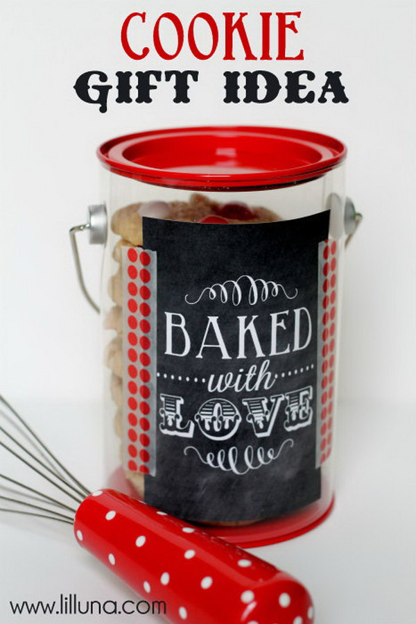 Homemade Cookie Gift Idea.