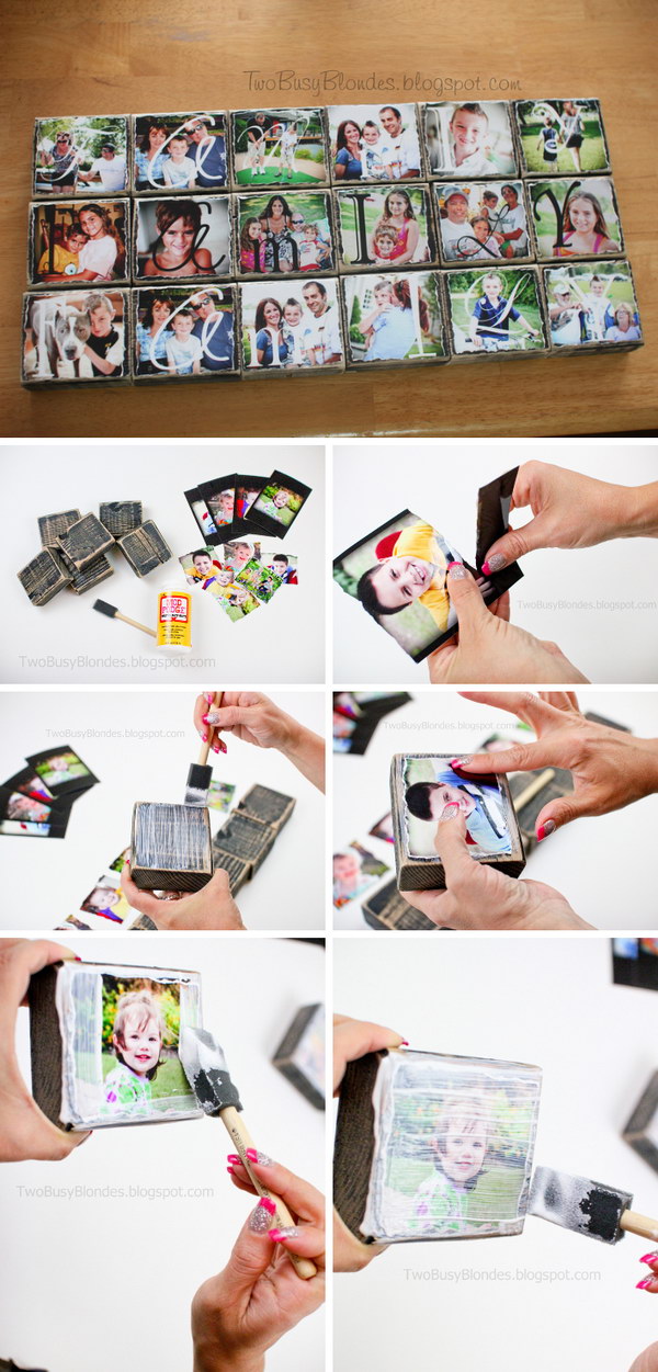 DIY Photo Blocks.