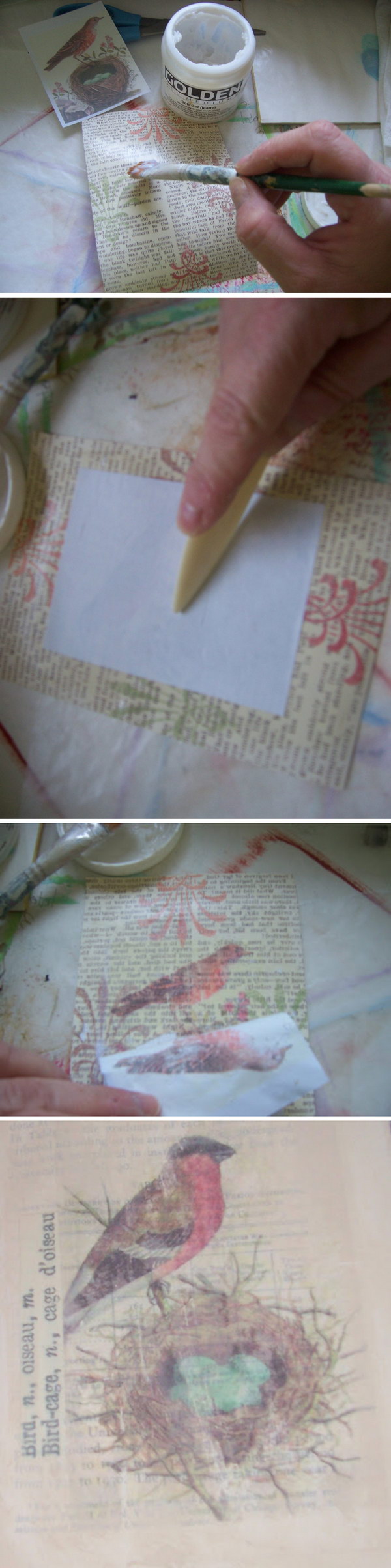 Gel Medium Transfer Tutorial.