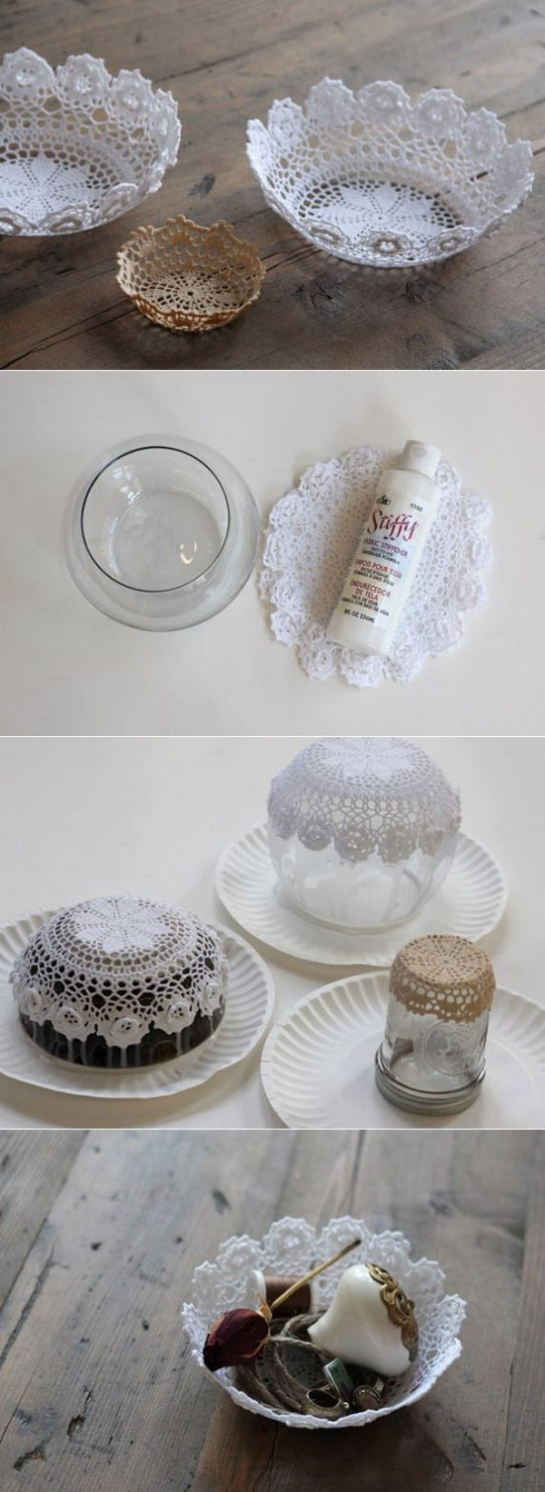 Fabric Doilies Crafts Doily Lace Shabbyroyale Altered Suitcase Fabric Doilies Crafts Doily Lace Shabbyroyale Altered Suitcase