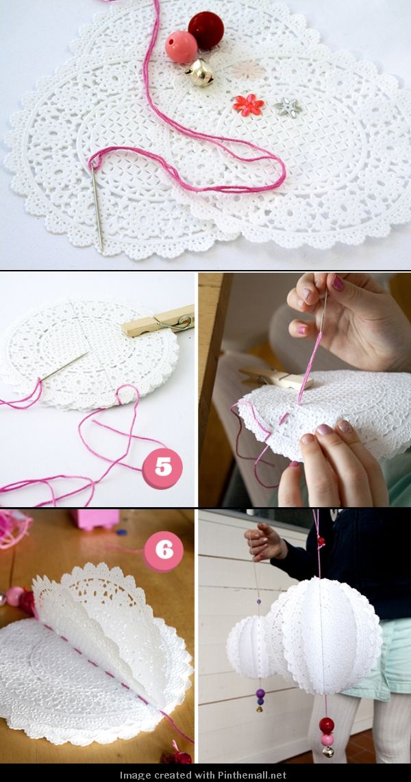 25 Beautiful DIY Fabric And Paper Doily Crafts 25 Beautiful DIY Fabric And Paper Doily Crafts
