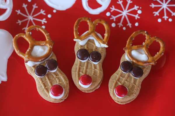 Nutter Butter Santa Cookies.
