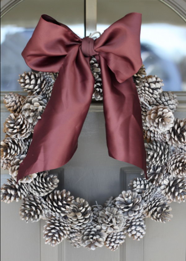 Pinecone Wreath Tutorial
