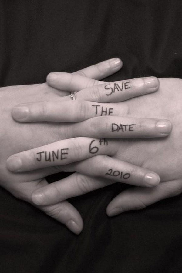 Big News on Fingers Save the Date