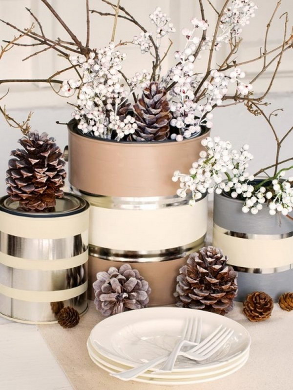 Festive Christmas Table Decoration Ideas and Tutorials 2017