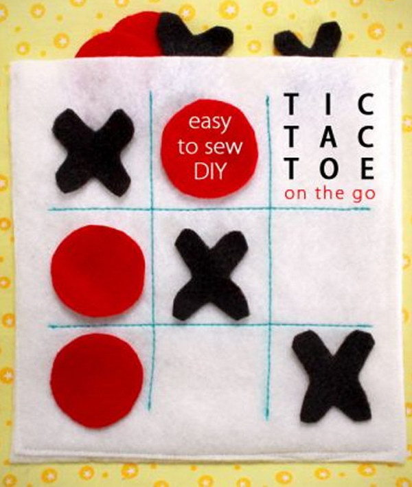 Felt Travel Tic Tac Toe 
