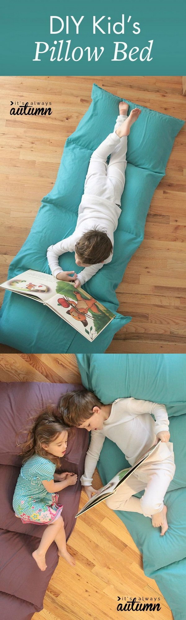 DIY Kid’s Pillow Bed