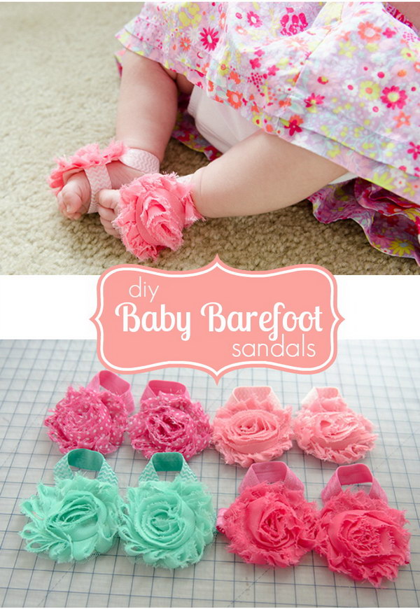 No Sew Baby Barefoot Sandals 