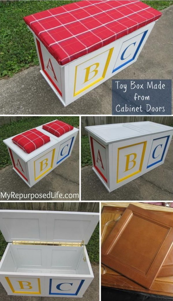 Build a Toy Box from Cabinet Doors