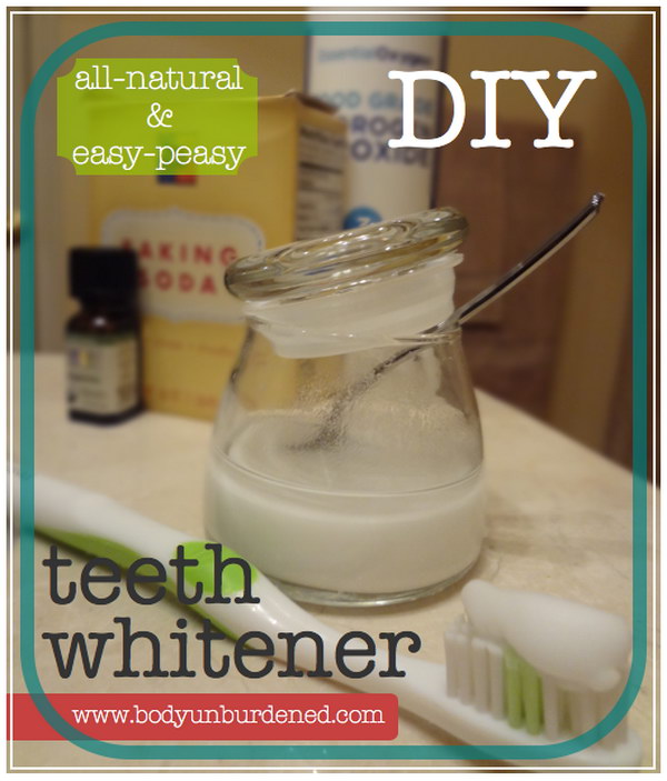 DIY All natural Teeth Whitener. 