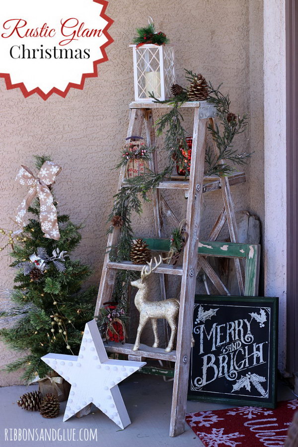 DIY Rustic Glam Pine Cones. 