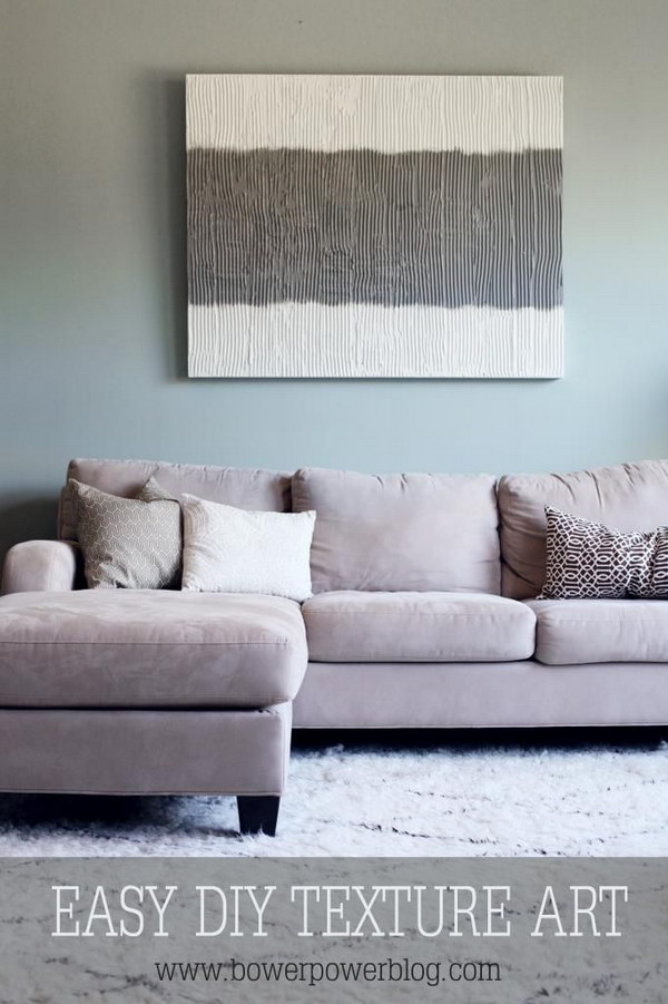 Easy DIY Texture Art