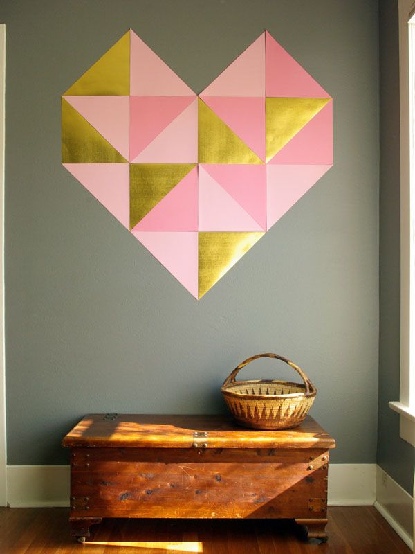 DIY Geometric Heart