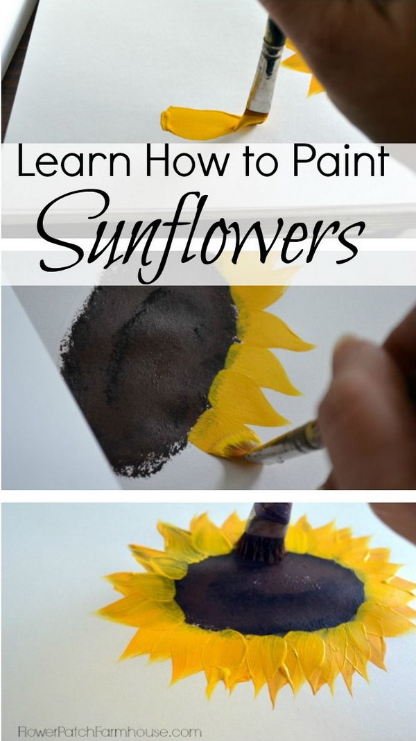 Simple Sunflowers Canvas