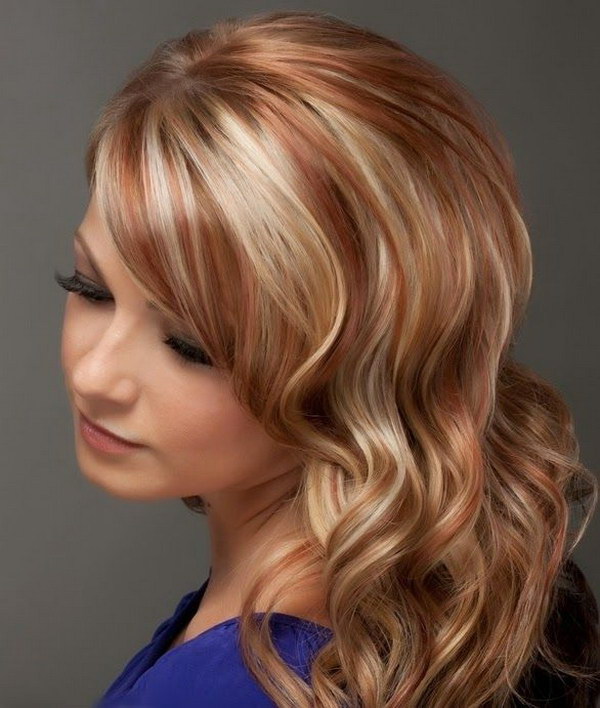 25 Hottest Blonde Hairstyles With Red Highlights 2022 