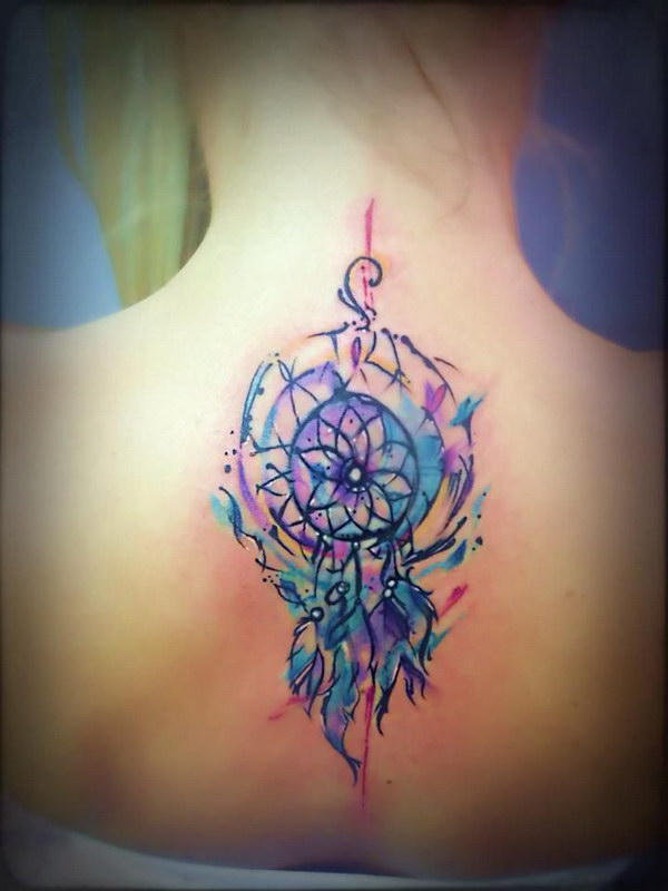 60 Dreamcatcher Tattoo Designs 17